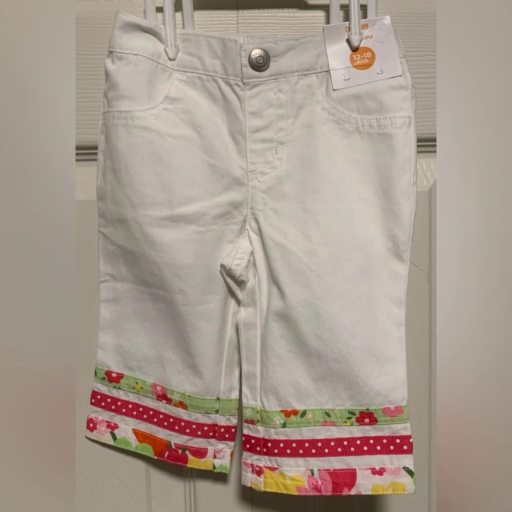 NWT Gymboree Girls Ruffled Shirt and Pants